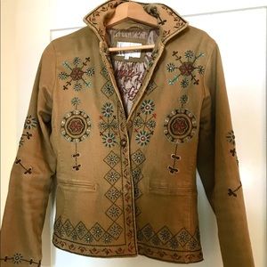 Embroidered Paparazzi jacket from Anthropologie.